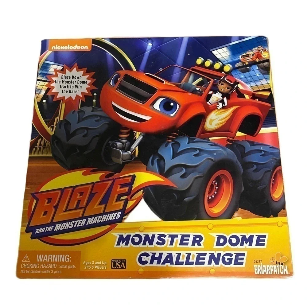 Blaze Monster Dome Challenge Board Game Briarpatch Nickelodeon Toy